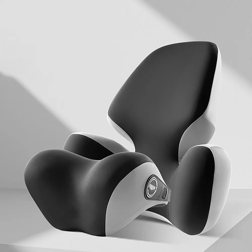 

Новая поддержка талии, автомобильная подушка для шеи, пена с эффектом памяти, регулируемый набор подушек для сиденья, автомобильный подголовник, поясничная подушка