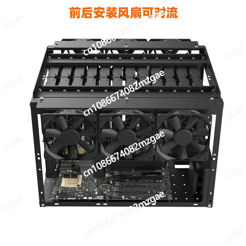 E02H24 disk open stackable hard disk rack support EATX main board 24 mechanical hard disk chassis