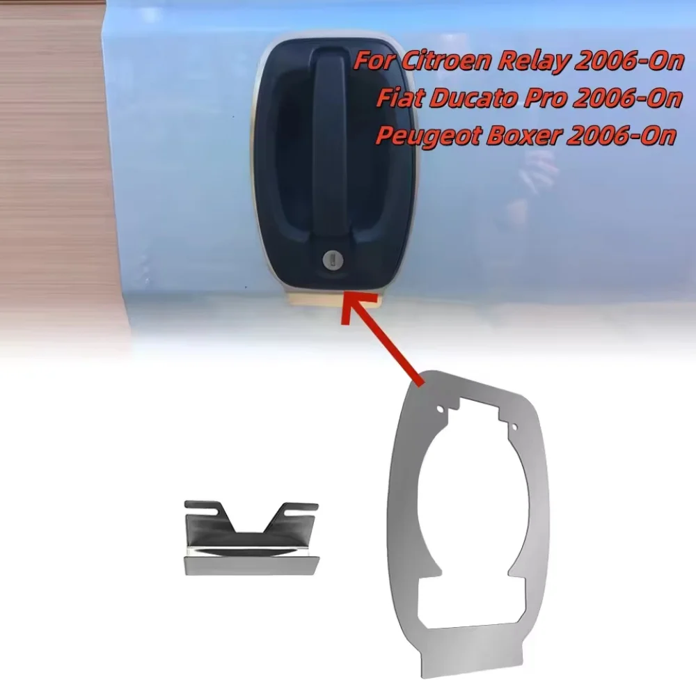 1PC Car Door Handle Pro Plate For Citroen Relay / Fiat Ducato / Peugeot Boxer 07- Onwards Durable Door Pro Plate Kits