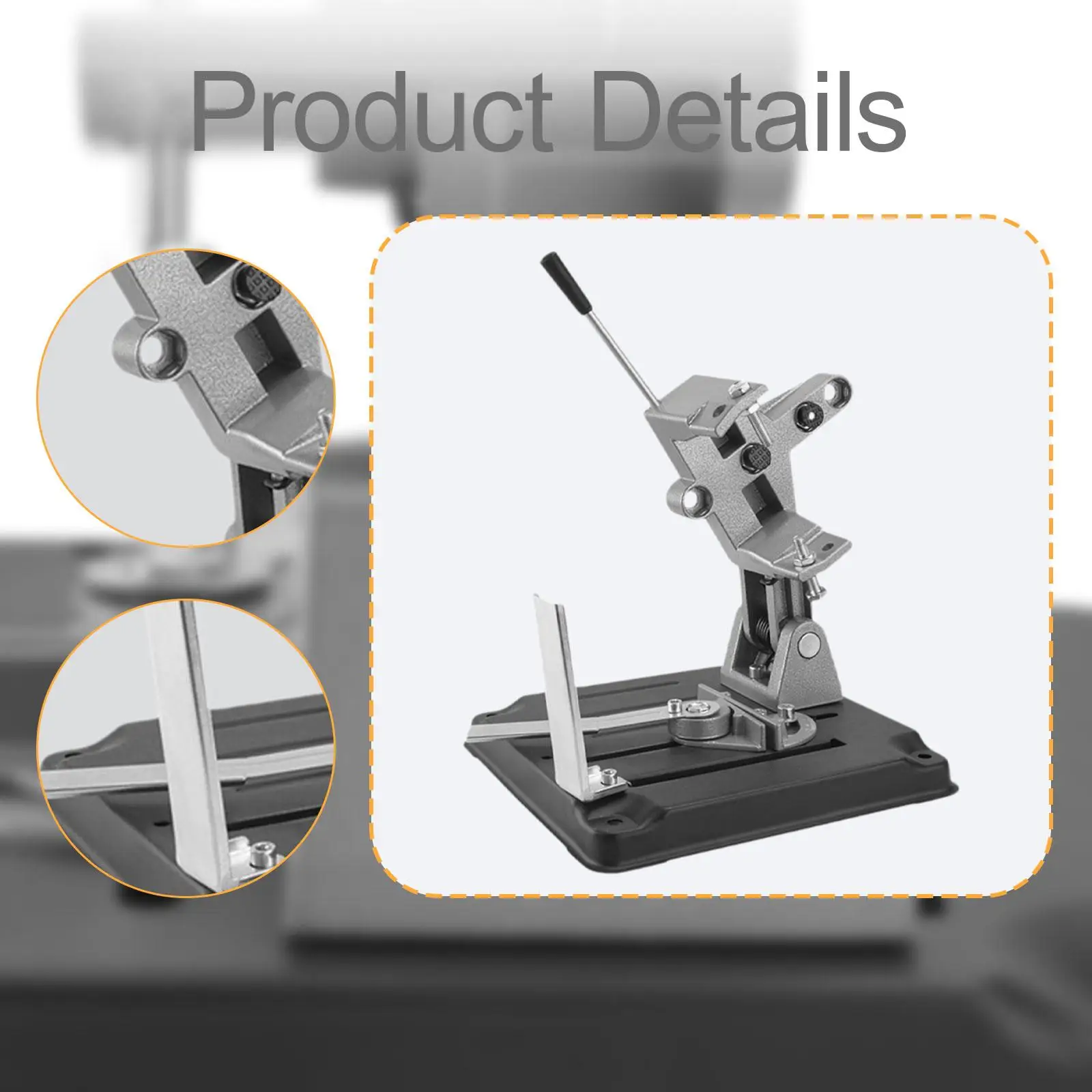 Angle Grinder Mounting Bracket for 100mm-125mm Sturdy Multi Angle Adjustable