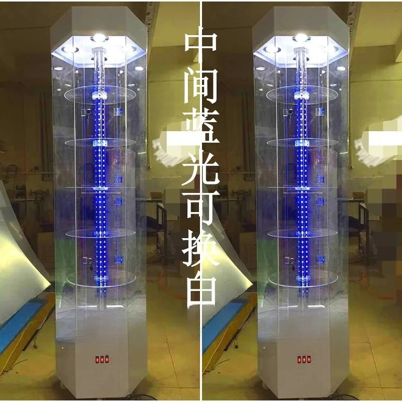 Acrylic Display Cabinet Auto Parts Boutique Rotary Cabinet