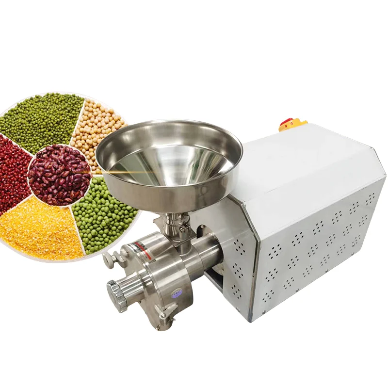 Electric Food Processor Grinding Coffee Wheat Corn Spice Pepper Soybean Grain Flour Mill