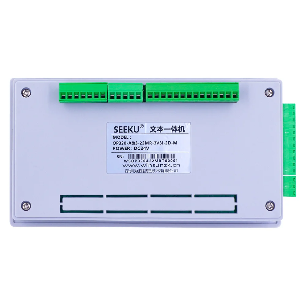 

SeekU Display and PLC in one FX3U 22MR 22MT 22MRT OP320-A V8.0 in one MODBUS RS485 RTC included NTC 60K high speed input