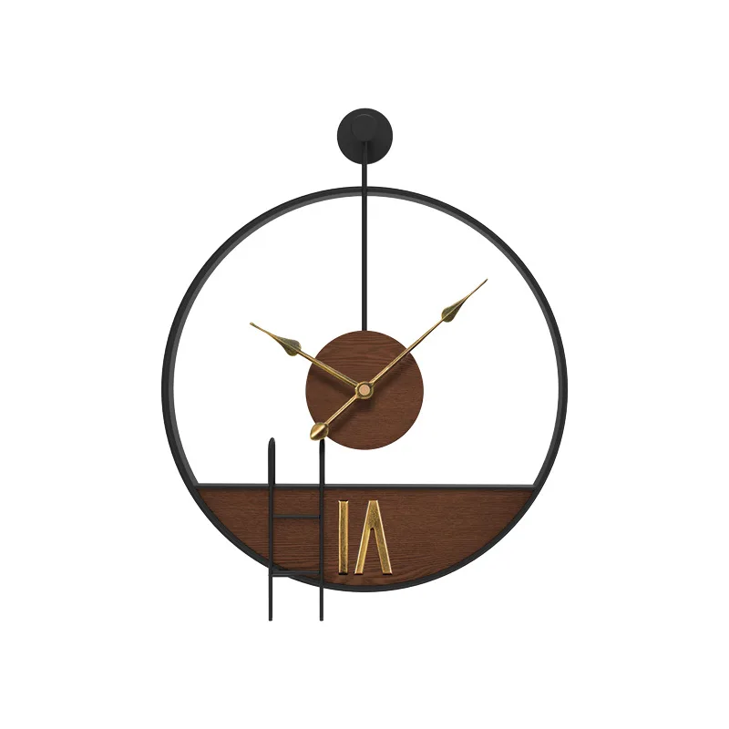 

Creative simple and modern iron wall clock decorative hall wall clock decorative pendant clock