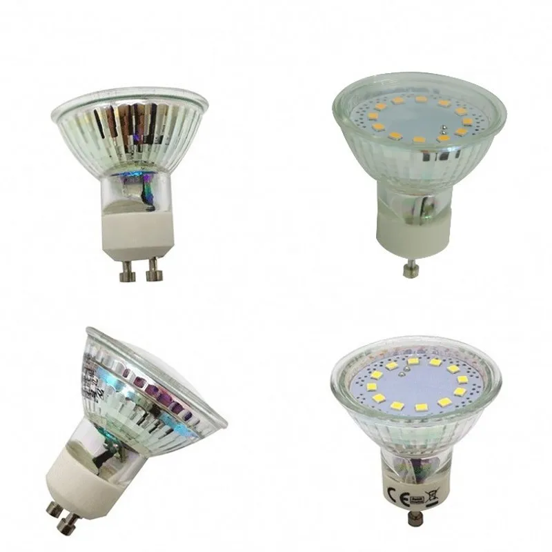 3W AC 220V GU10 Reflektor LED AC230V Światła LED Lampa 240V Żarówka 3000K 4000K Przejście Erp2.0 6Pack