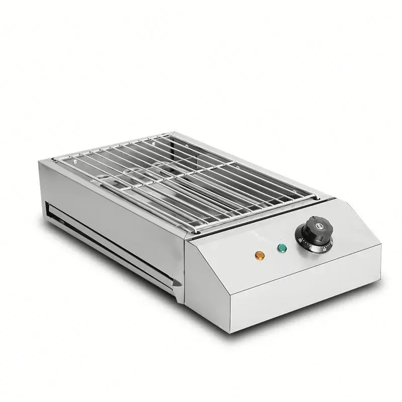 Professional Quality Portable Electric Commercial Benchtop Meat Processor Stainless Steel Grill