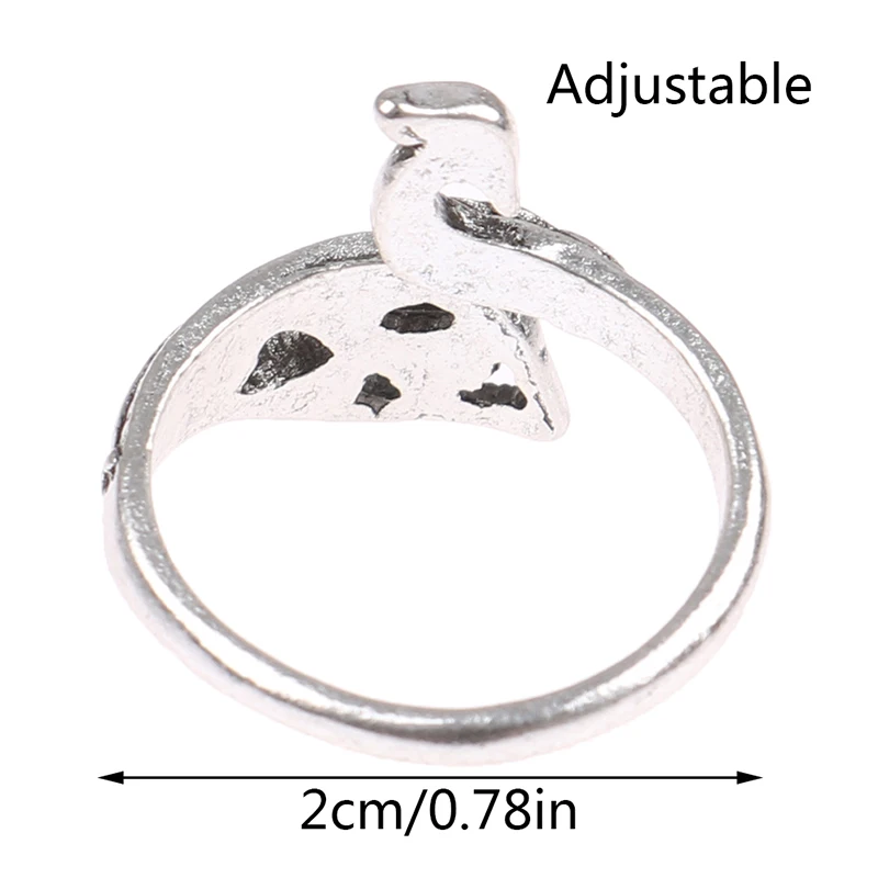 Adjustable Knitting Loop Crochet Loop Knitting Peacock Ring Accessorie