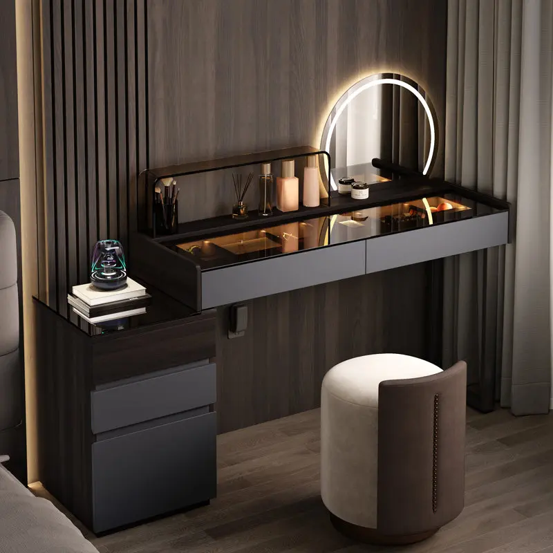 Bedroom Makeup Vanity Table Mirror Accessories Stool Computer European Dressing Table Luxury Study Vestidores Home Furniture