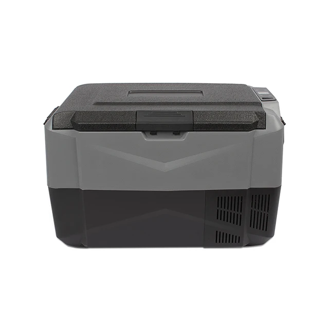 Hot sale big capacity 32 L car camping freezer fridge custom 12v 24v car refrigerator support customized low power cooler