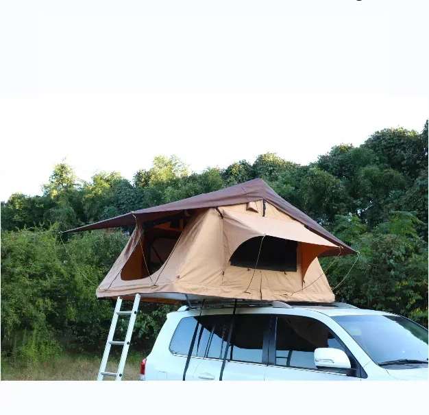 2023 Pick Up 3-4 Person Waterproof Car Camping RoofTop Tent Soft Shell Roof Top Tent