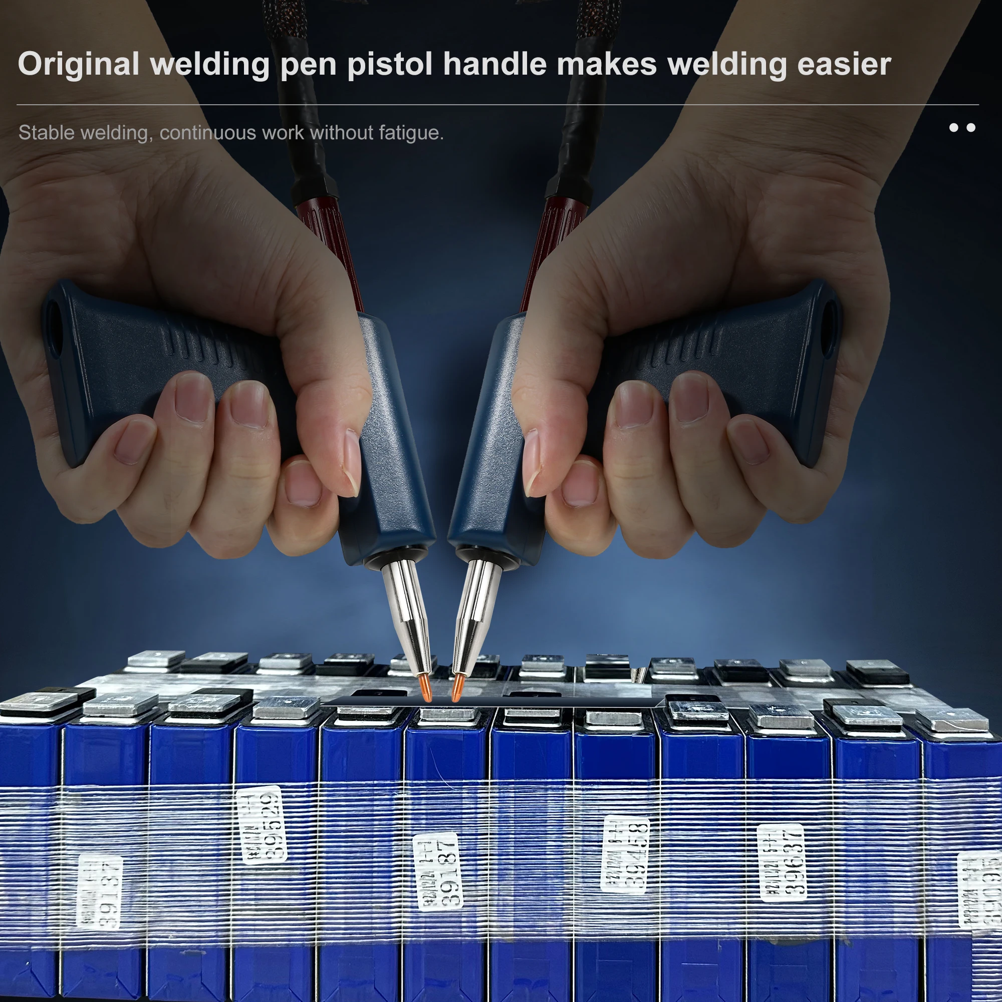 Glitter 30KW 811A Spot Welding Machine Copper Spot Welder for Li-ion Storage Battery Pack Welding With S-75B Split Welder Pen