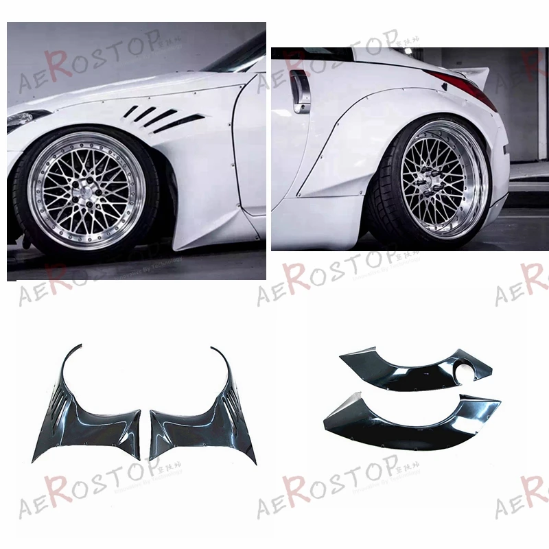 

FIBER GLASS FRP ROCKET RB BUNNY STYLE FRONT FENDER AND REAR FENDER FOR 03-08 350Z Z33