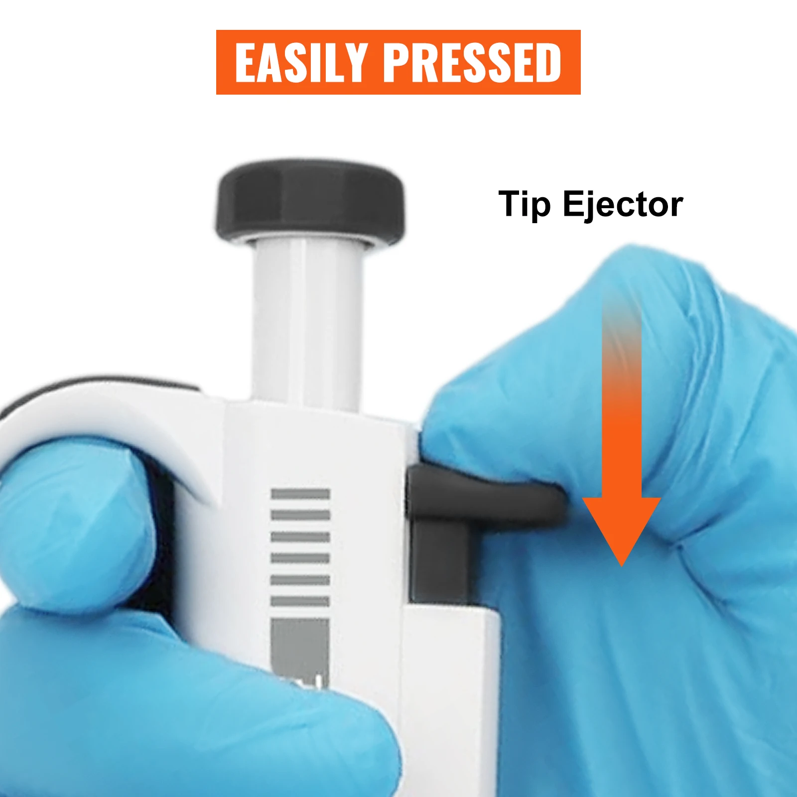 VEVOR Pipette Kit 3 Single Channel Pipetteswith 3 Tips 0.5-1000 Pipettor Adjustable Volume School Lab Instruments for Labtory