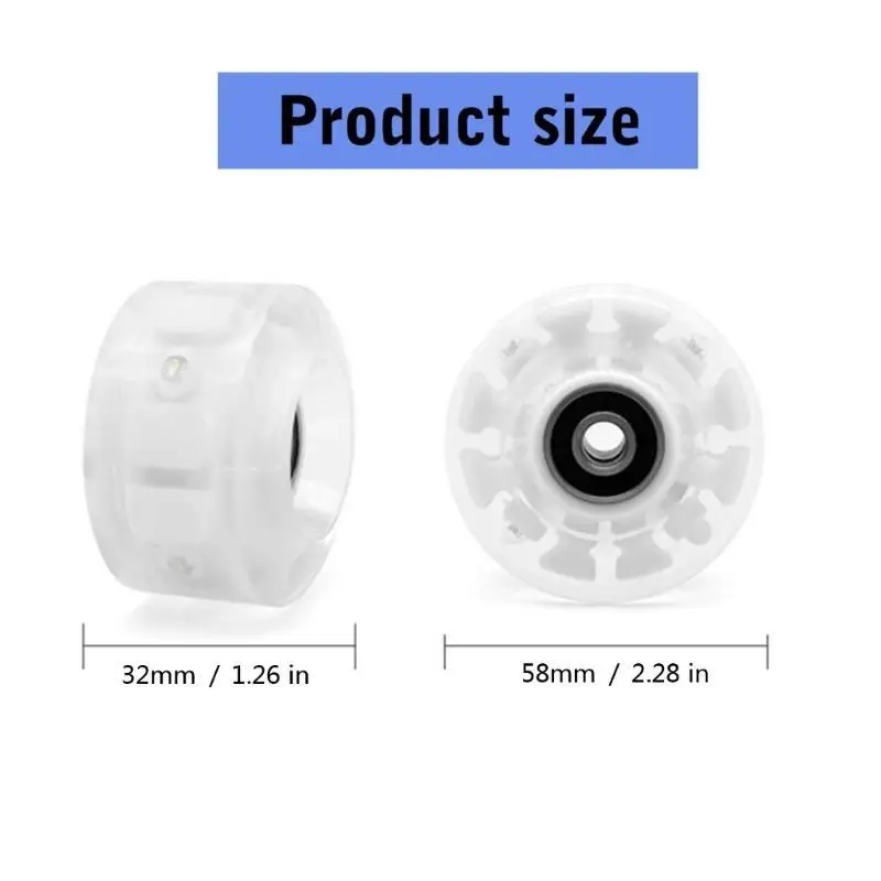 عجلات التزحلق على الأسطوانة بديل مع عجلة التزلج على Quads Quads للصفوف المزدوج التزلج على الجليد الداخلي أو في الهواء الطلق K1YF