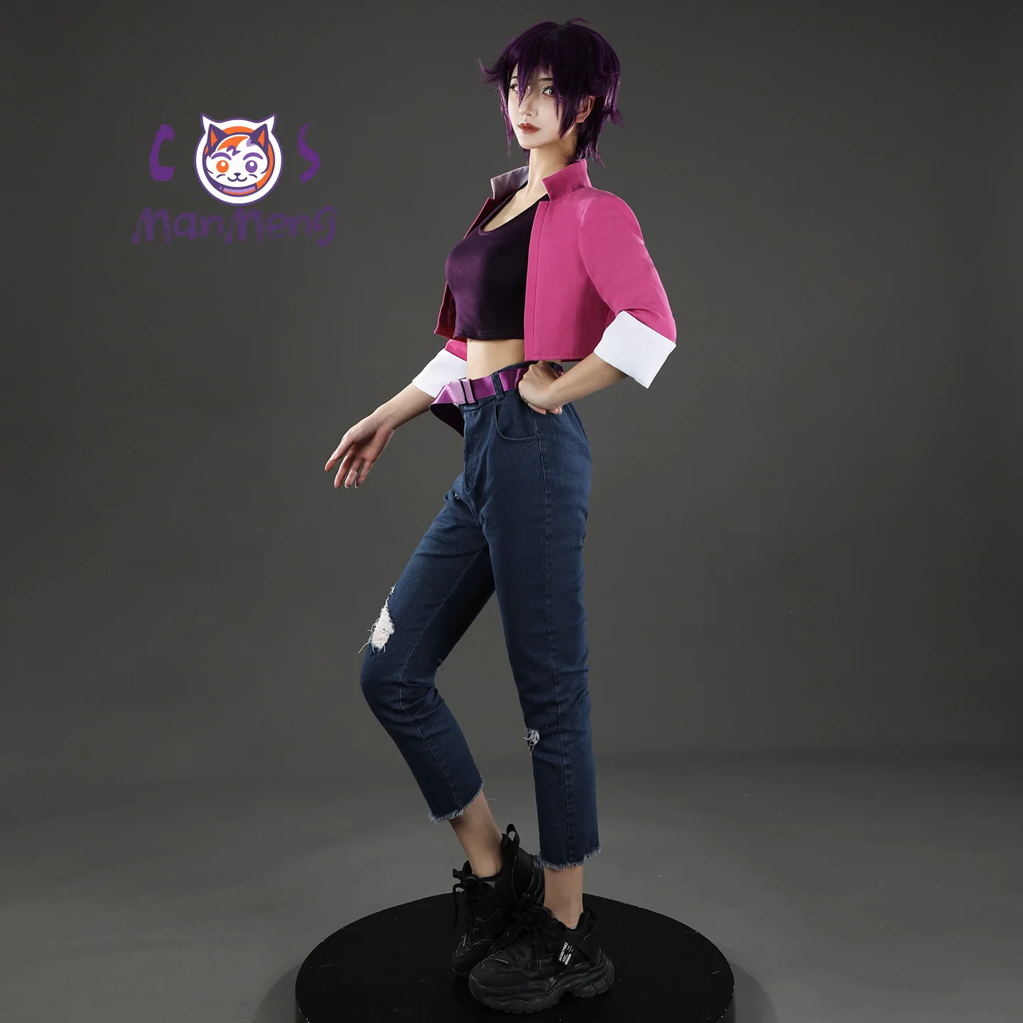 

Susan Storm Richards Invisible Woman Dispatch Cosplay Costume Men women casual coat vest pant belt Halloween carnival uniform