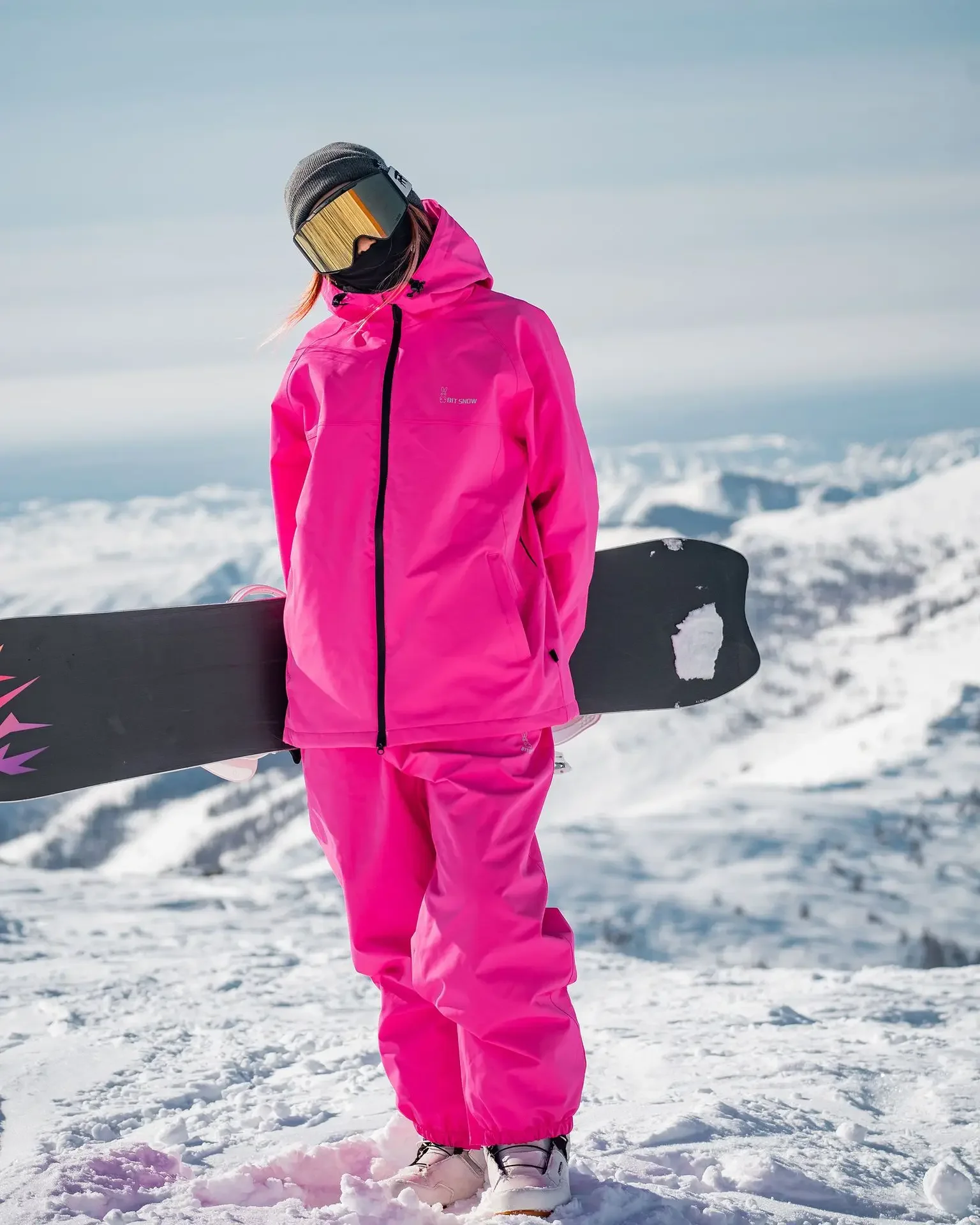 Winter Oversized Woman Ski Suit Set Women Snowboarding Set Female Outdoor Snowsuit Waterproof Windproof Skiing Jacket Set