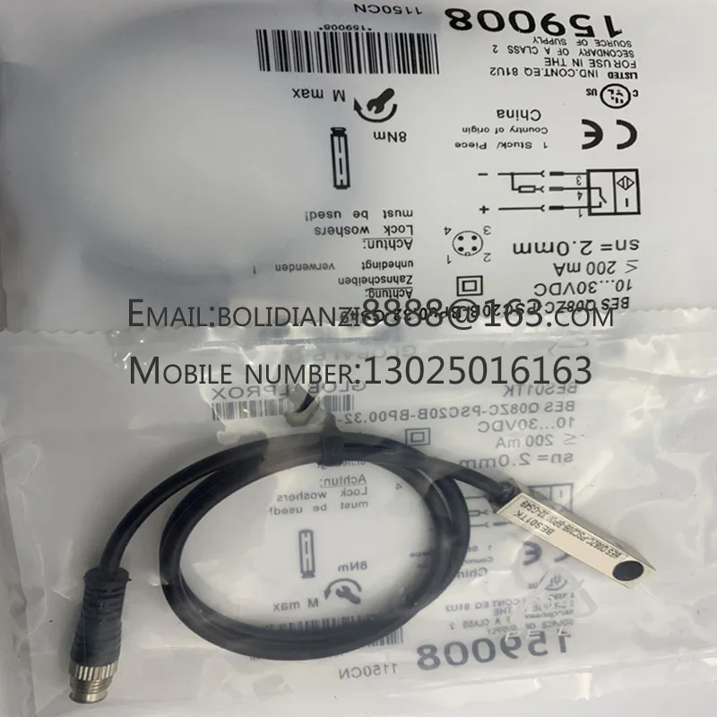 New proximity switch sensor BES041C BES Q08MEC-PSC15B-EP00,3-GS49 One year warranty Spot goods