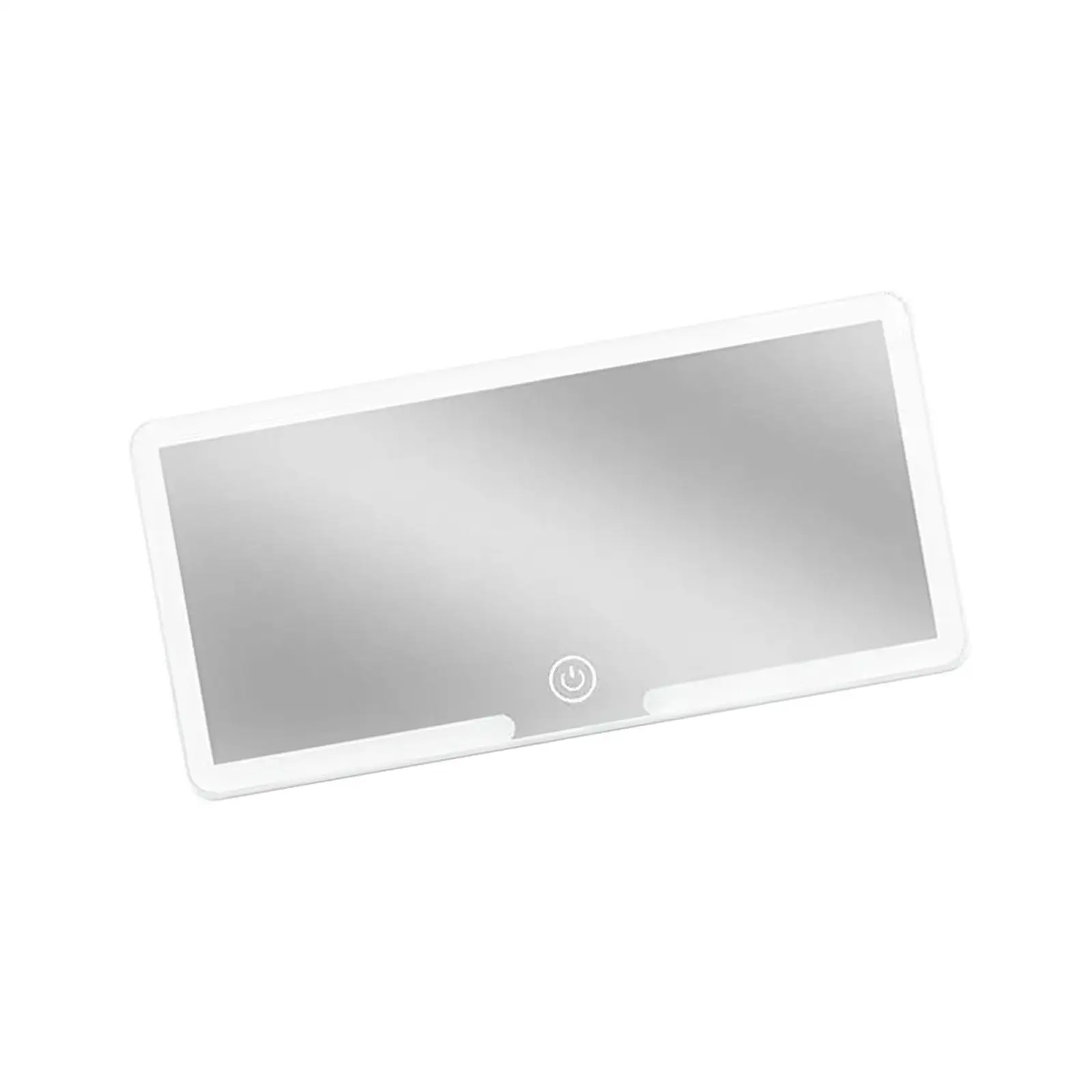 Generic Sun Visor Vanity Mirror Rearview Sun Shading Cosmetic Mirror Car Visor LED Makeup Mirror for Auto Travel SUV Trucks