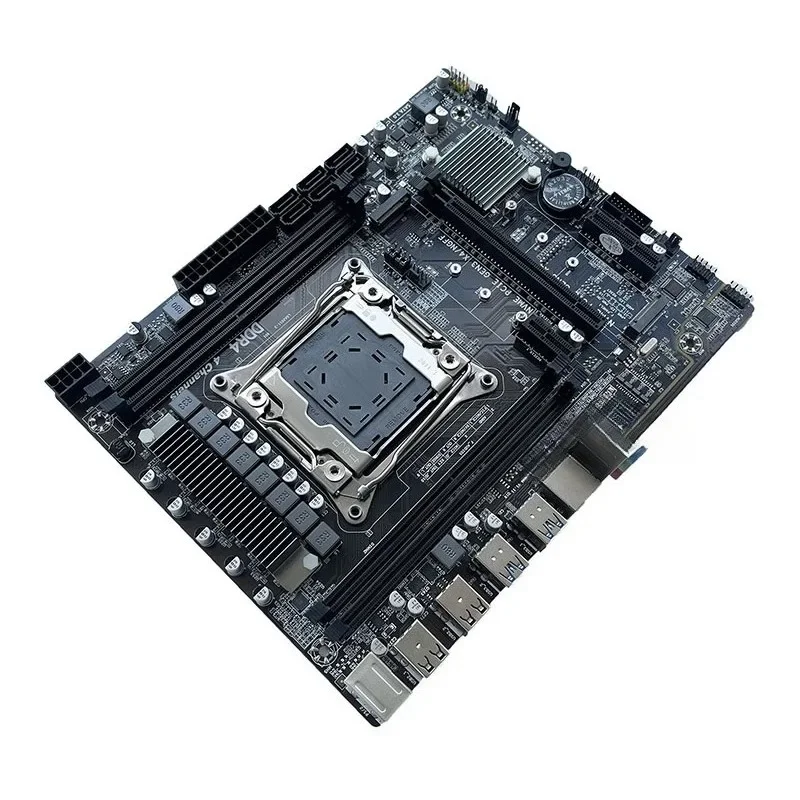 

Запчасти для настольного компьютера X99, основная плата, четырехканальная память DDR4, двойная средняя плата M.2 2011-v3 v3v4CPU