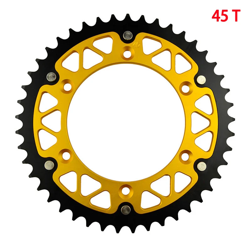 Motorcycle 45T - 52T Rear Sprocket For SUZUKI RM125E RM125F RM125G RM125R RM-Z DR-Z 250 RM250 DR350 RMX250 DR250 DR350SE RV90