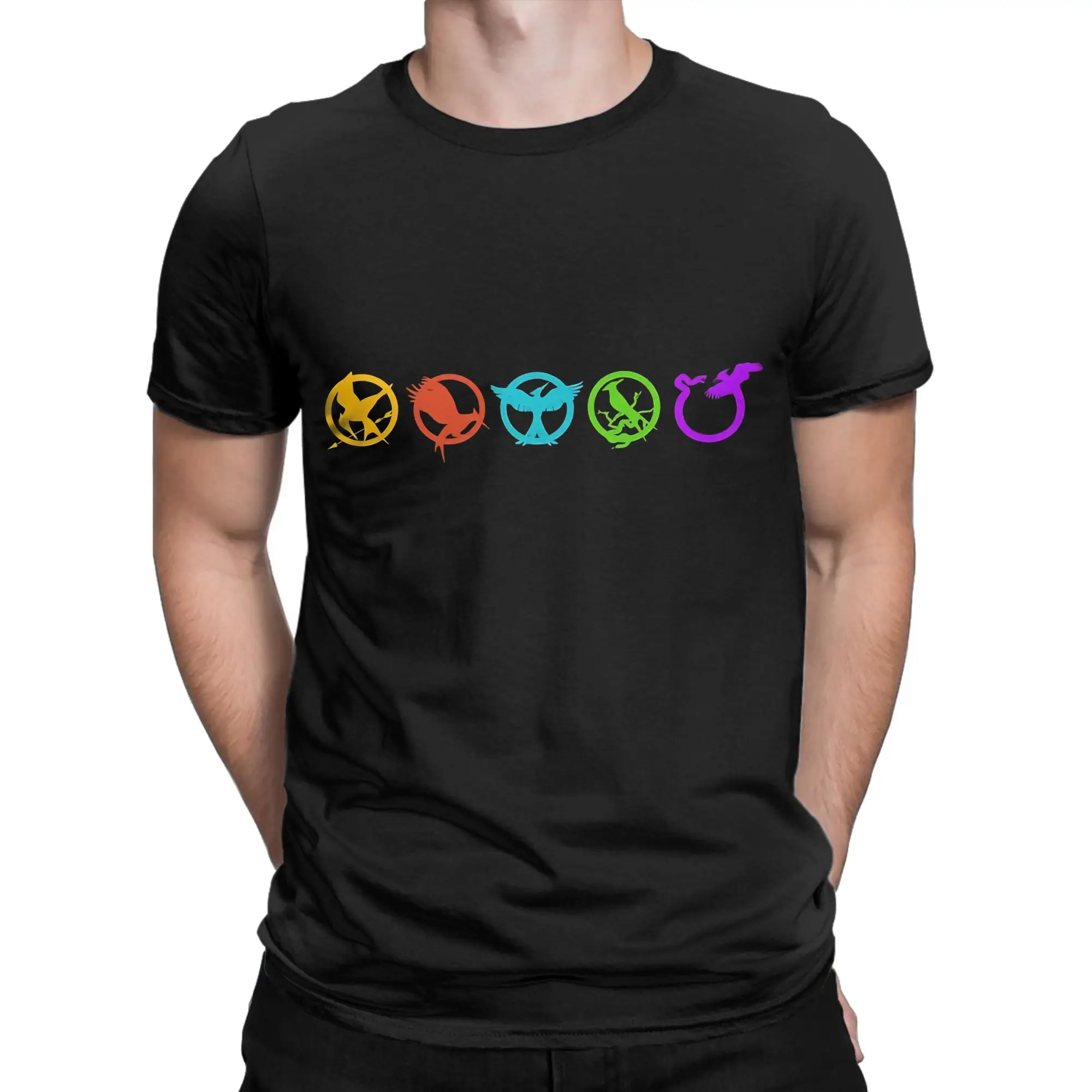 Classic Mockingjays Collection Oversized Shirt Funny 100% Cotton T-Shirt The Hunger Games Tees Tops For Men