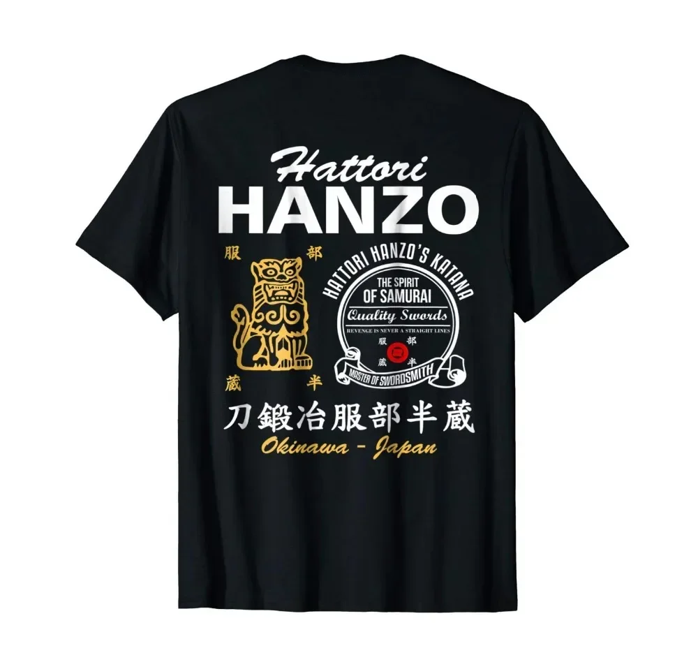 Hattori Hanzo Samurai Ninja Katana Maker Japanese Fashion Clothing Men New 3D Printed Cool Offensive Shirts