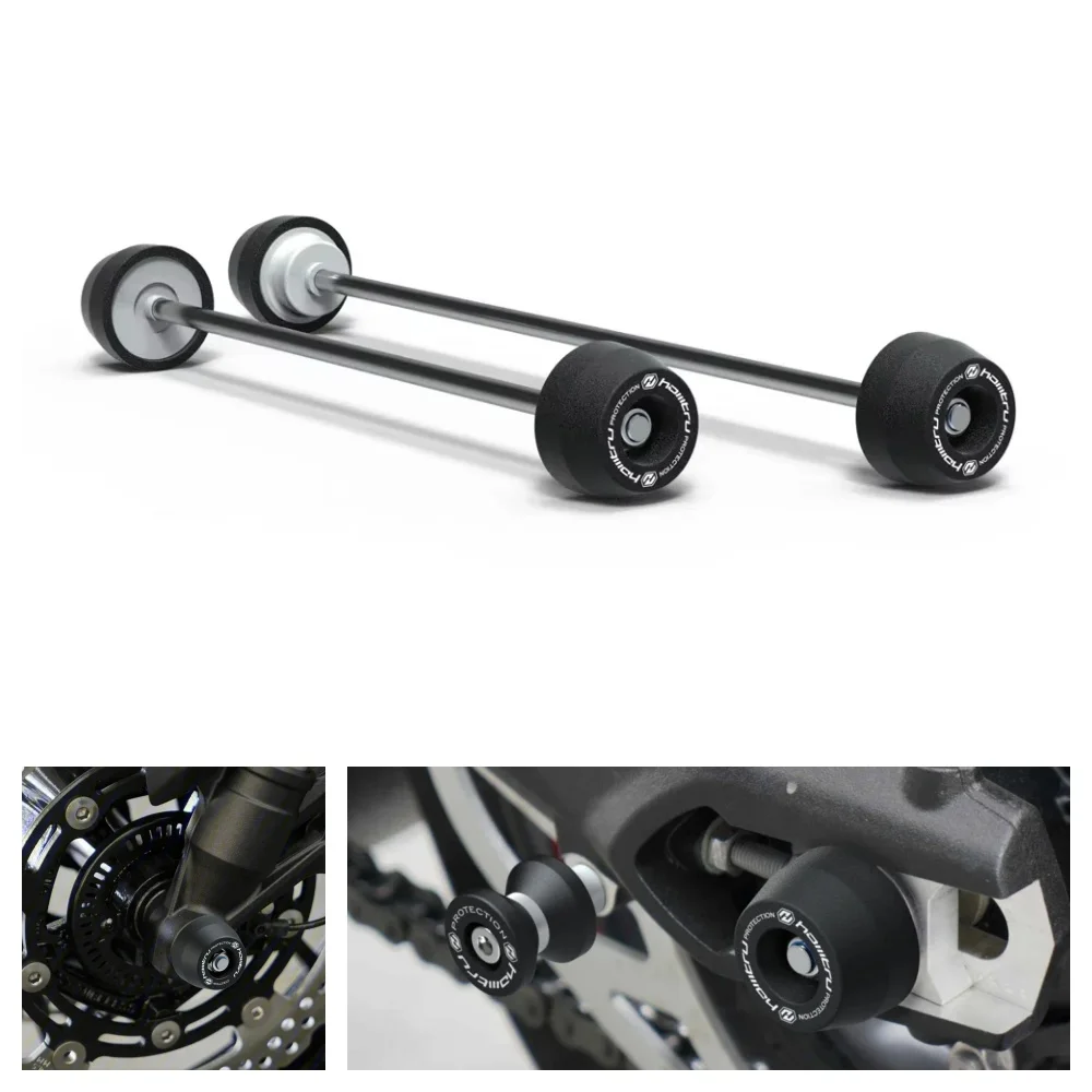 

For Triumph Daytona 675 675R / Daytona Moto2 765 / 2006-2021 Front Rear Axle Fork Sliders Motorcycle Frame Crash Protector Wheel