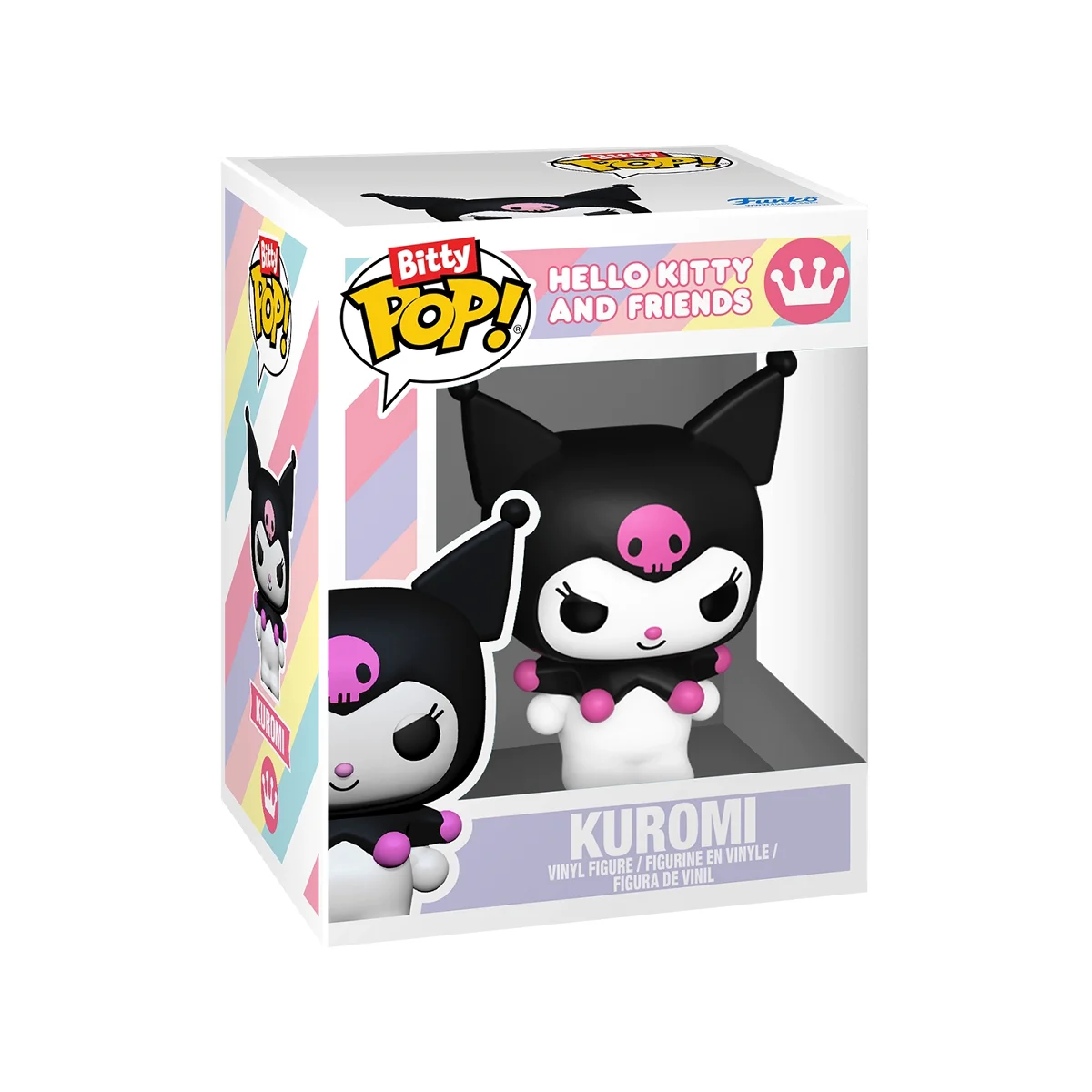 Sanrio Funko Pop Animation & Cartoons My Melody ＆ Kuromi 2 PC/PZ Peripheral Figurines Toys for Boys Gift Collectible Ornaments