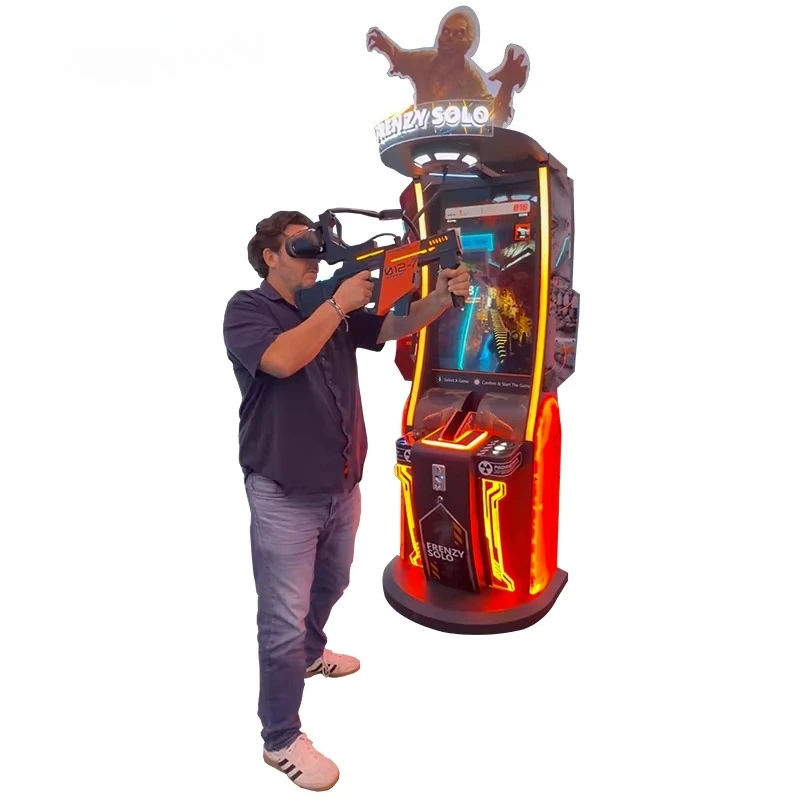 VR Shooting Simulator 2026 New One Person 5D 12D 9D Virtual Reality Arcade Games  Motion Platform Indoor VR Game Machine