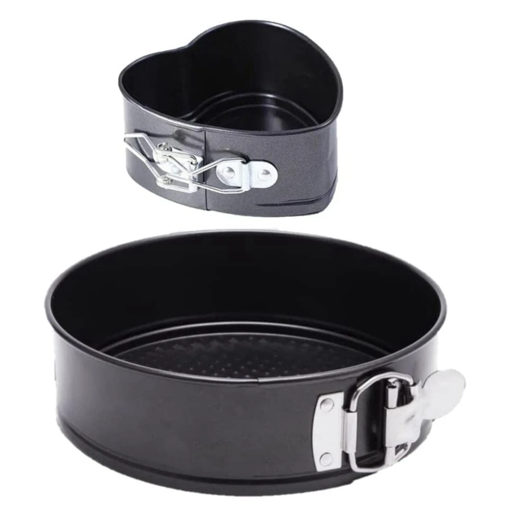 ABXD 2 Pcs Springform Pan 9 Inch 4 Inch, Premium Cheesecake Pans Removable Bottom, Round Springform Cake Pans Set