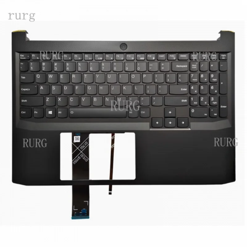 L nuevo para Lenovo IdeaPad Gaming 3-15IHU6 3-15ACH6 cubierta de reposamanos para teclado estadounidense