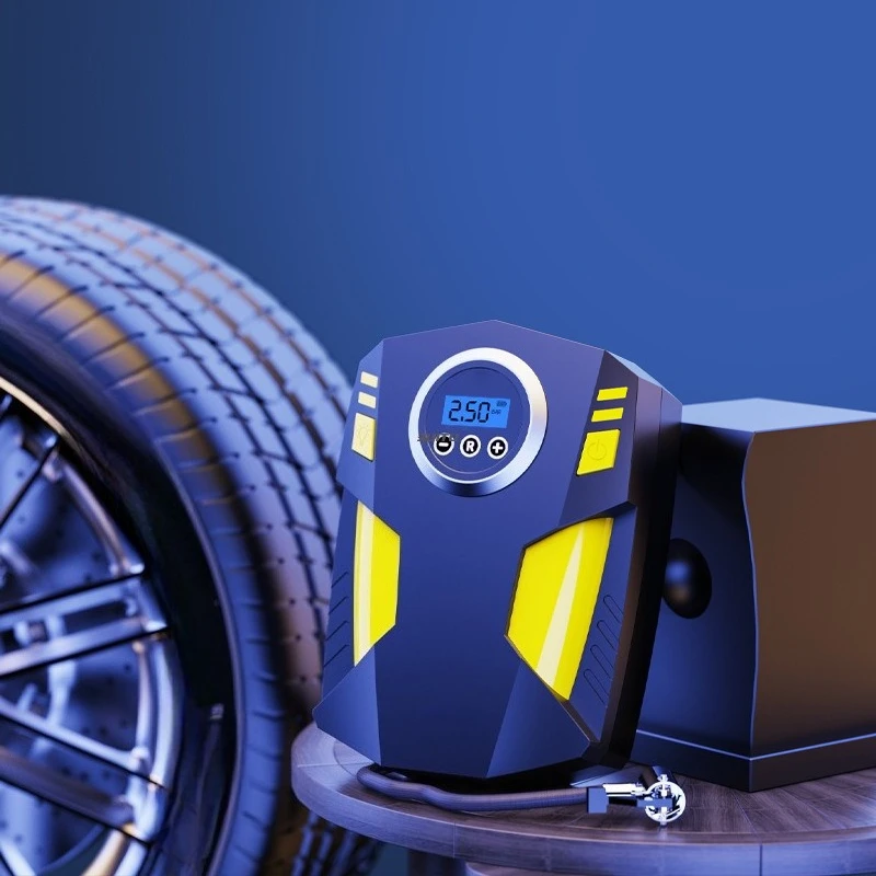 

Car Air Pump Small Car Tire Electric Air Pump Car Portable Handheld Intelligent Digital Display