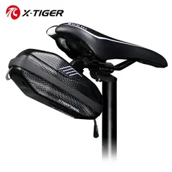 X-TIGER Bike Bag Waterproof Shockproof Rear Large Capatity PU Pouch Durable Bicycle Bag Cycling Accessories MTB Bike Bag