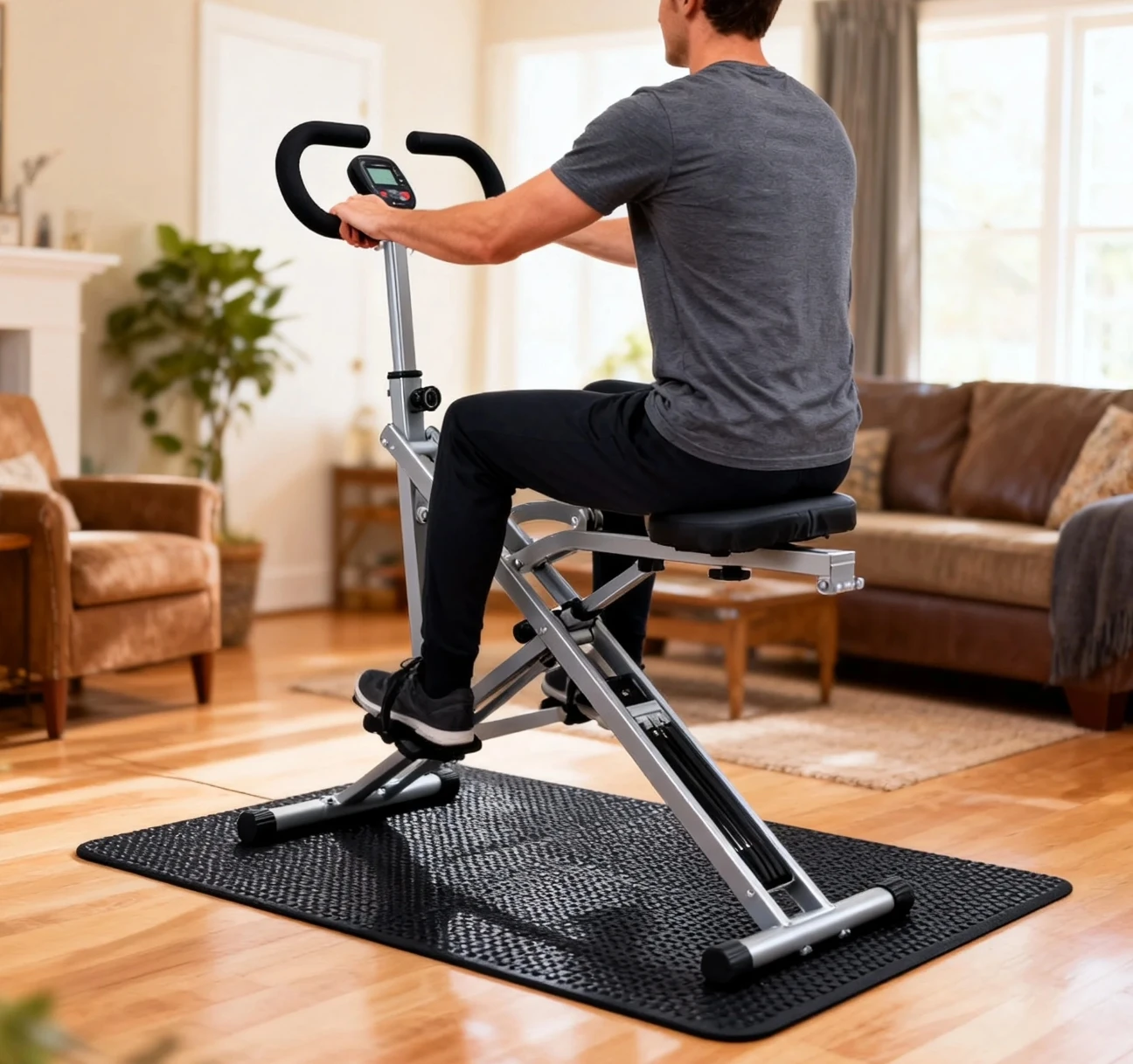 Gym Equipment Fitness Total Crunch Horse Riding Easy Rider Exercise Machine Simulator for Sale