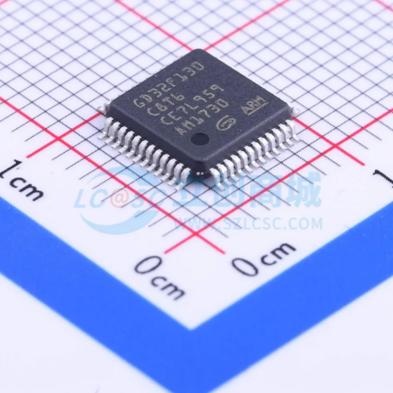 1 PCS/LOTE GD32F130C8T6 GD32F130 32F130 LQFP-48 100% New and Original IC chip integrated circuit