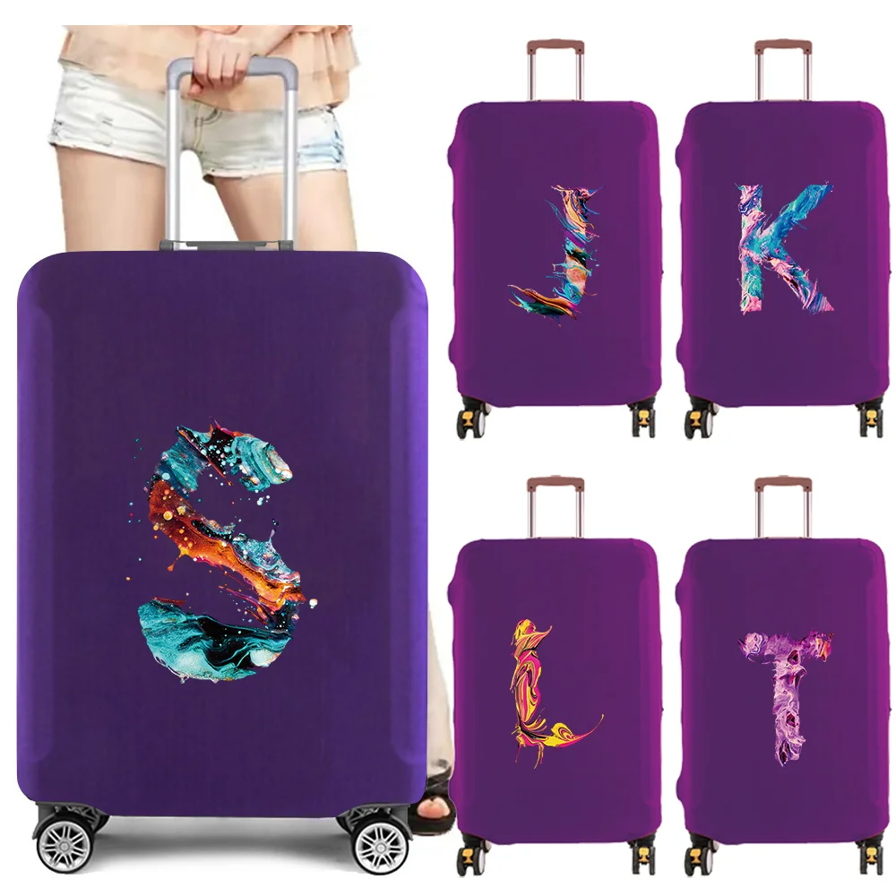 

2025 New Luggage Cover Paint Series Thick Elastic Trolley Box Dust Cover Travel Accessories 18-32inch Luggage Suitable