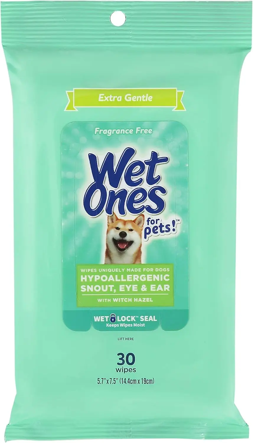 Extra Gentle Fragrance Free Hypoallergenic Pet Wipes for Sensitive Areas
