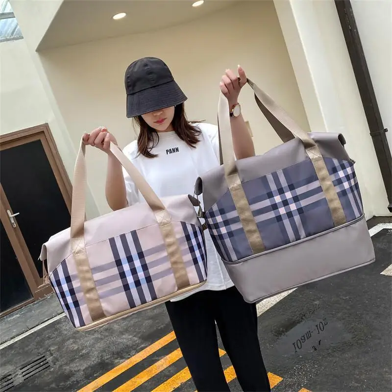 

Fashion New Storage Bag Expanded Large Capacity Waterproof Oxford Cloth Travel Fitness Training Women's Bags Backpacks Woman For