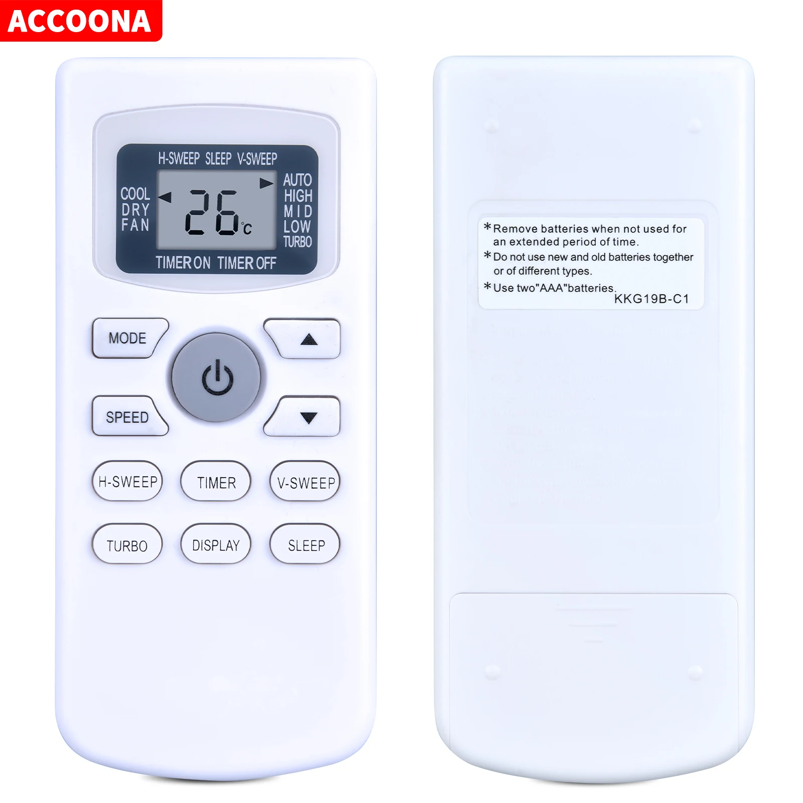 Remote control KKG19B-C1 For CHANGHONG TCL KKG20B-C1 air conditioner