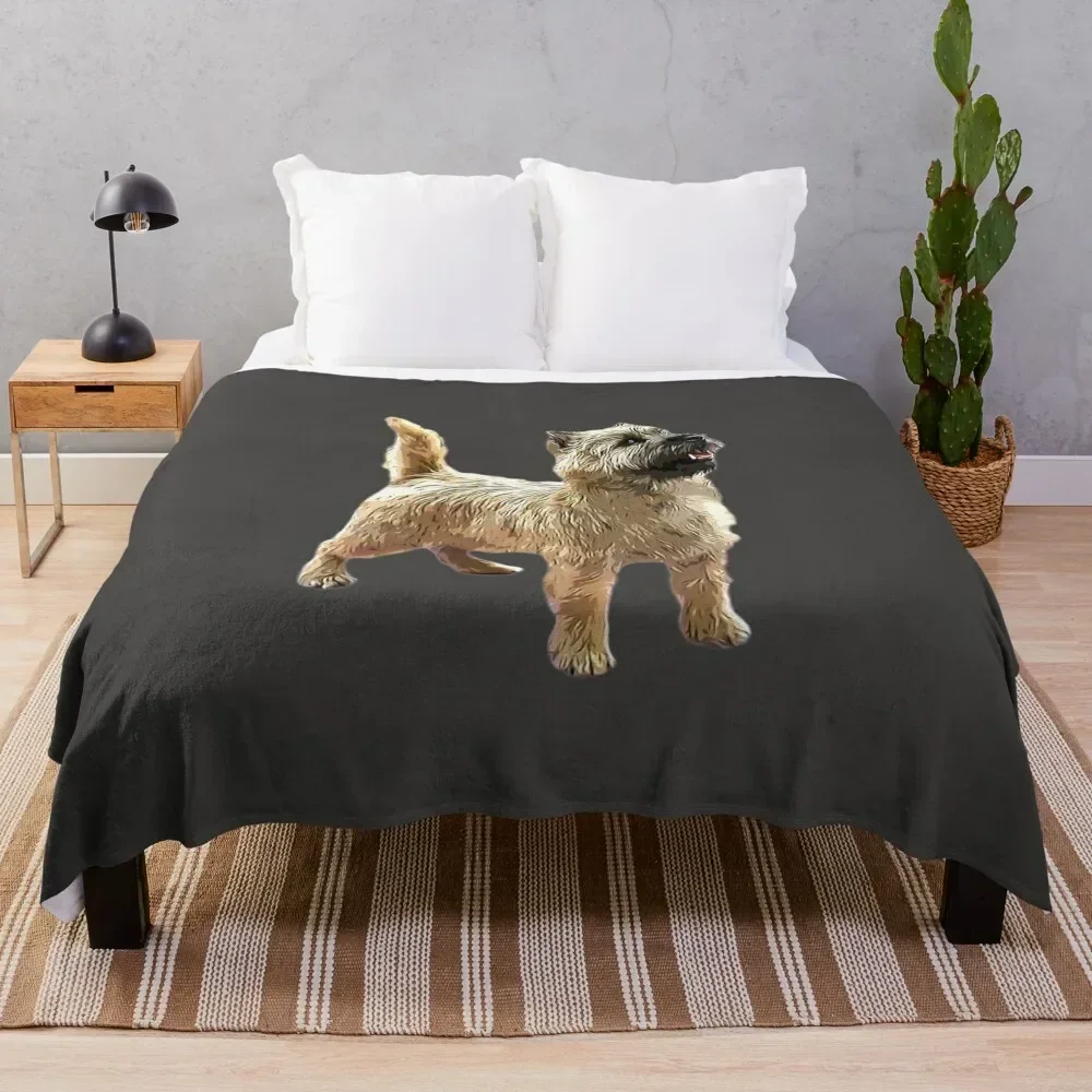 

Cairn Terrier Beautiful dog Throw Blanket Travel Warm Blankets