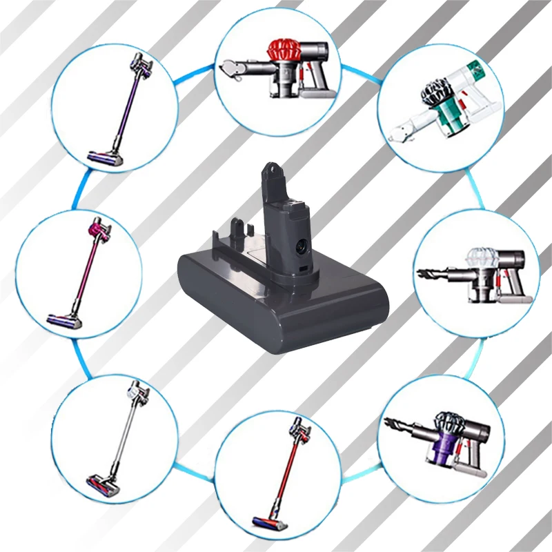 Новая аккумуляторная батарея для Dyson DC34 22,2 В 4800 мАч литий-ионный пылесос DC35 DC45 DC31 DC34 DC44 DC31 животное