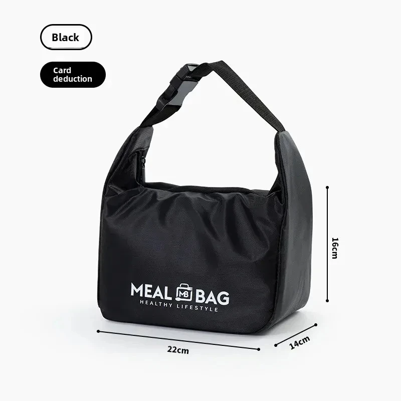 Isolierte wasserdichte Lunchtasche mit verdickter Aluminiumfolie, tragbare tragbare Thermo-Lunchbox für Büroangestellte und Studenten – Detail 8