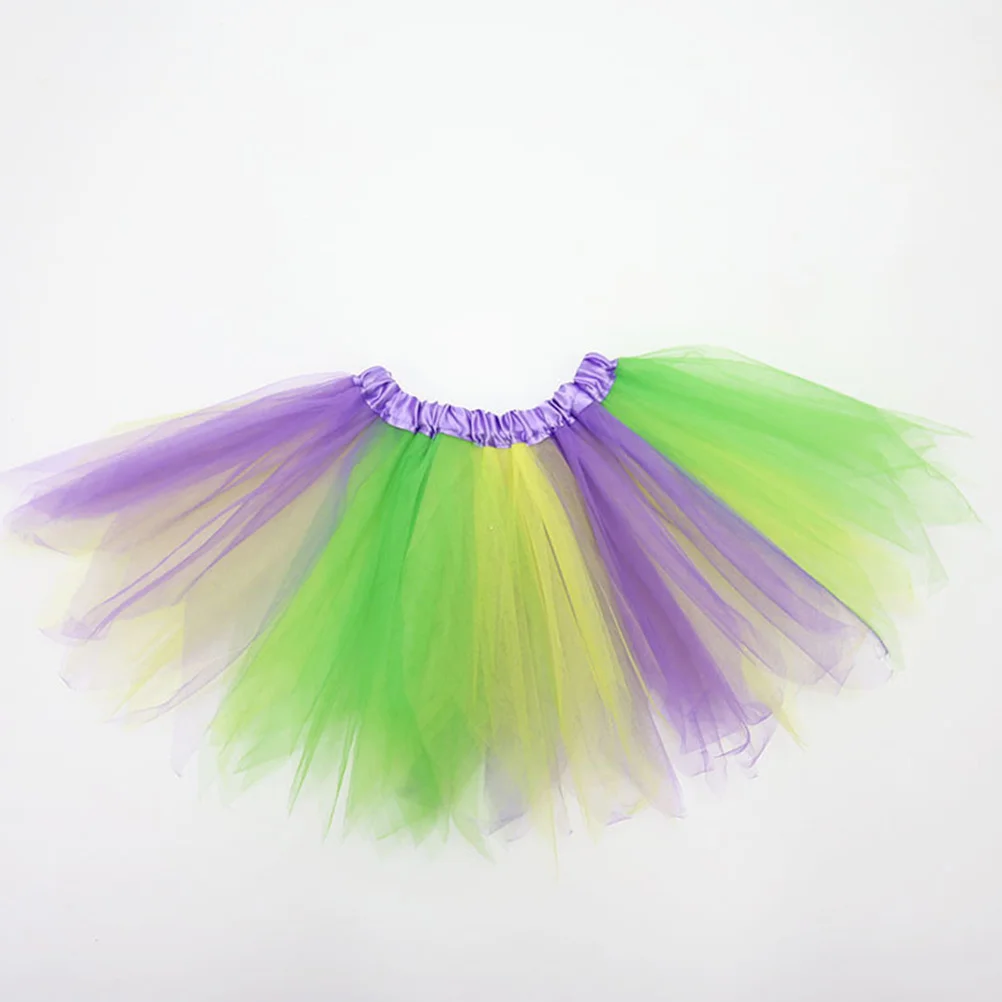

Mardi Gras Costume Accessories 1Set Tutu Skirt Headband Party Carnival Masquerade Balls Women Mardi Gras Headband