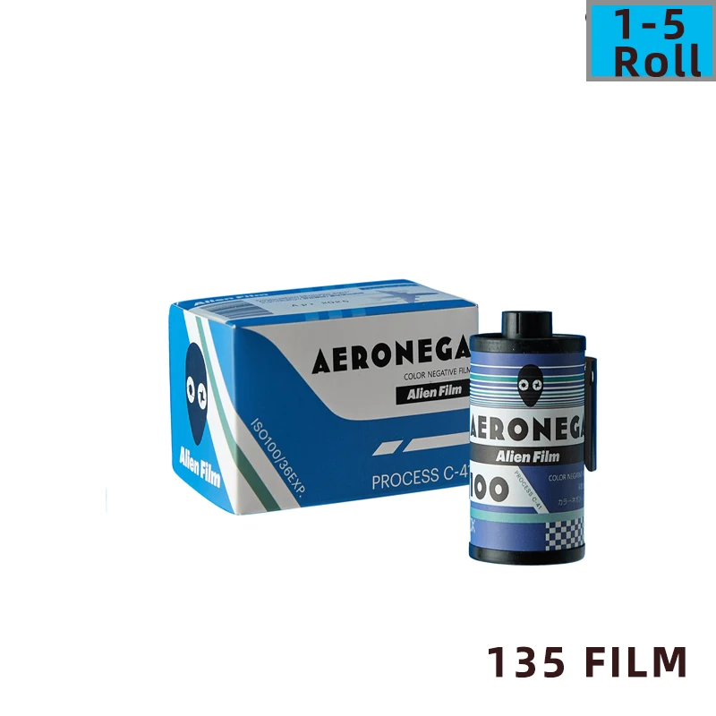 1/3/5Rolls Original AERONEGA 100 135 35mm Color Negative Film 36 Exp Professional For 135 Film Camera(Expiration date:2025)