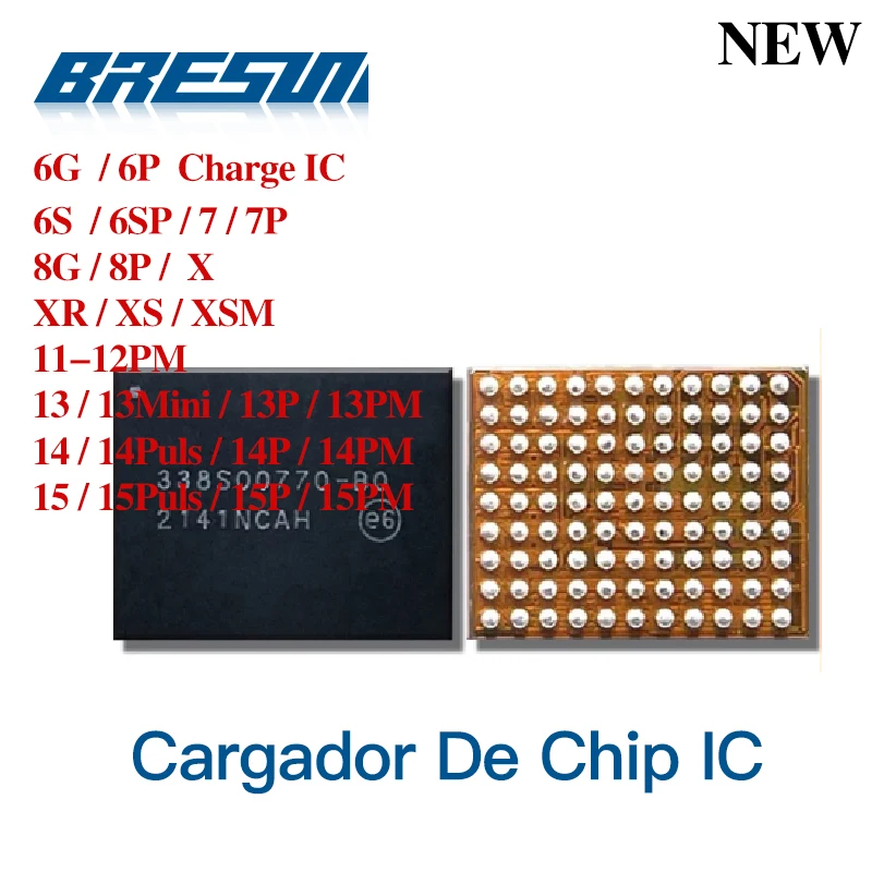 NEW Charger chip IC, suitable for iPhone 6 7 8 8P X XS XR XSM represents iPhone 12 13 14 15 ProMax Plus connects USB charger IC