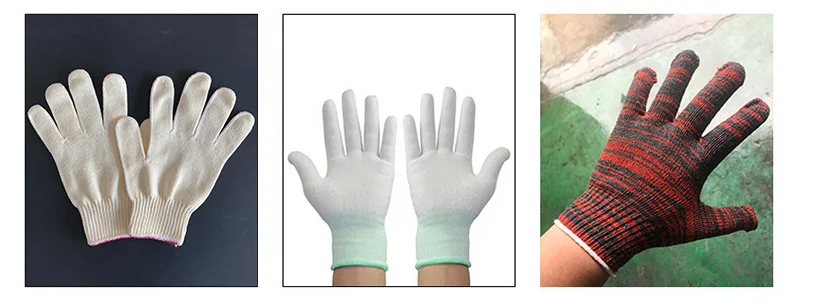 Auto Latex 13G Knitting Work Making Gloves Production Line Machine With Glove Overlock Machine Knitting Glove Making Machine