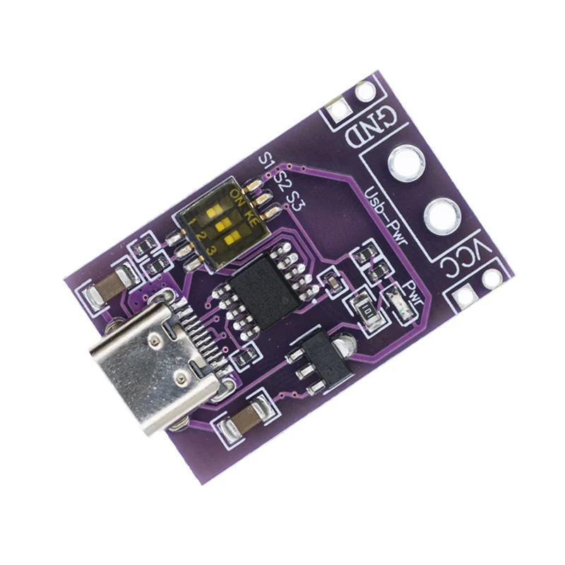 Type-C QC AFC PD2.0 PD3.0 to DC Spoof Scam Fast Charge Trigger Polling Detector USB-PD Notebook Power Supply Change Board Module