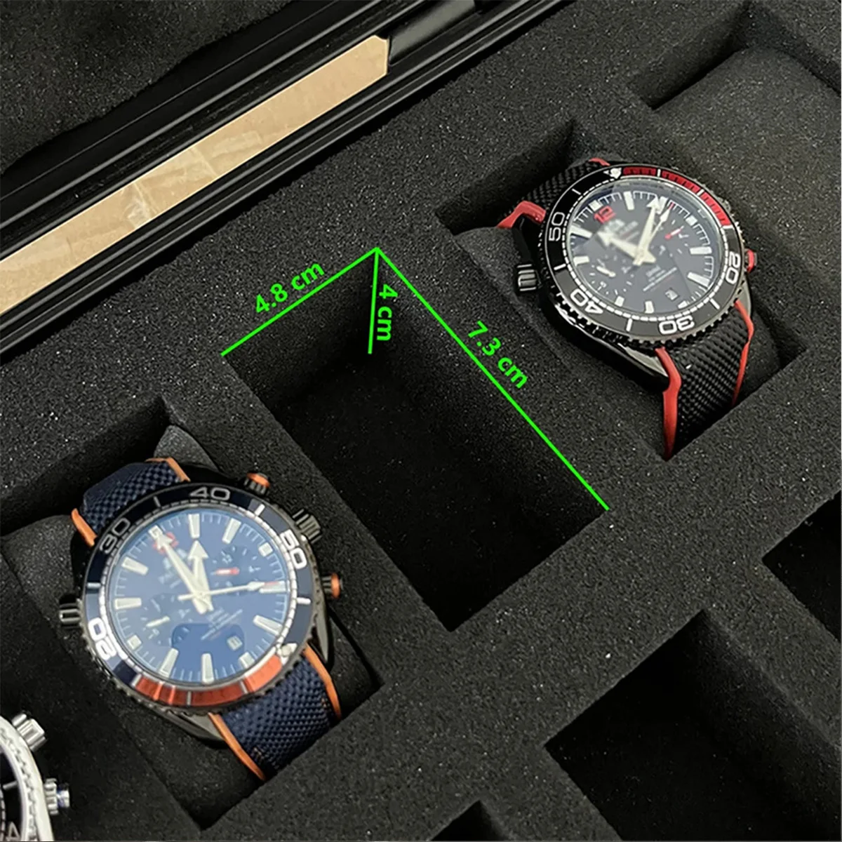 15 Slot Plastic Watch Case Portable Waterproof Watch Case Is Used To Store Watches Tool Box