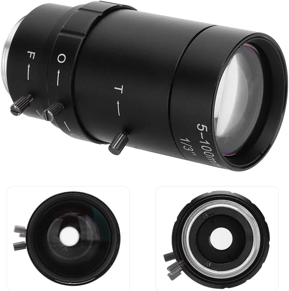 1/3" 1.3MP Auto-Focus 5-100mm 10-120mm Varifocal CS-Mount Zoom Lens for Vision Camera Contrastech