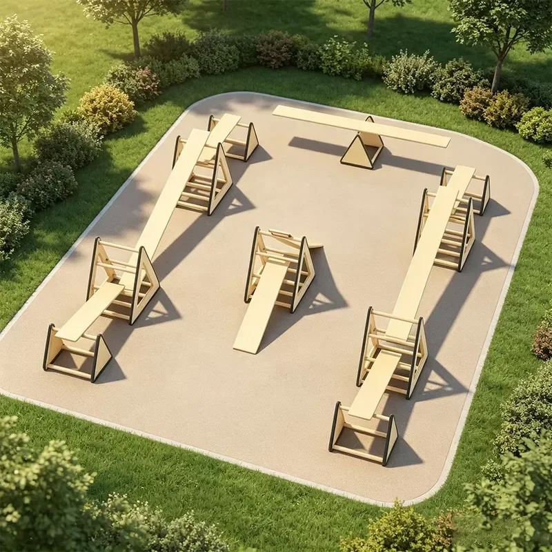 for Hill Balance Game Outdoor Kids Sensory Play Equipment For Agility And Balance Training Suitable For Parks And Schools